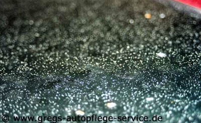 2K-Lack-Verschmutzung