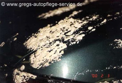 PU-Schaum-Verunreingung