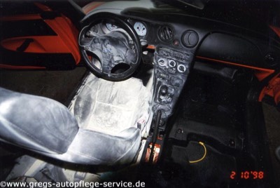 Löschstaub-Verschmutzung