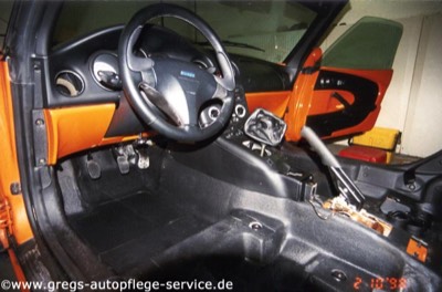 Löschstaub-Verschmutzung