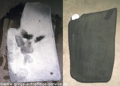 Löschstaub-Verschmutzung