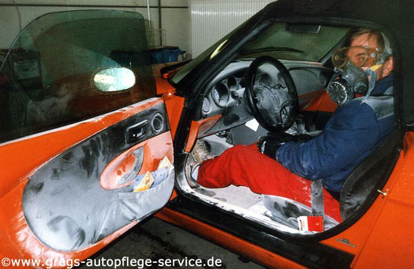 Löschstaubverunreinigung
