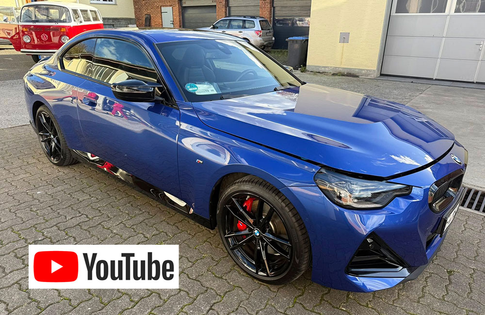 Betonverunreinigung fachgerecht saniert statt unnötig lackiert.